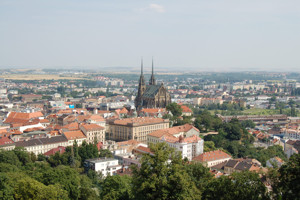 View on Brno from Spilberk Castle (© Norbert Aepli @ Wikimedia)